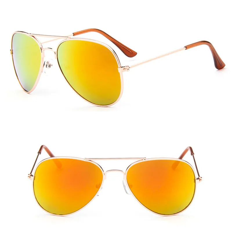RBROVO 2023 Classic Sunglasses Girls Colorful Mirror Children