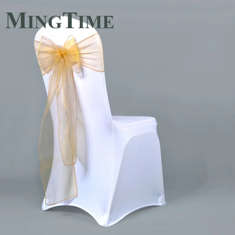 25pcs 275cm Sheer Organza Chair Sashes Band Ribbon