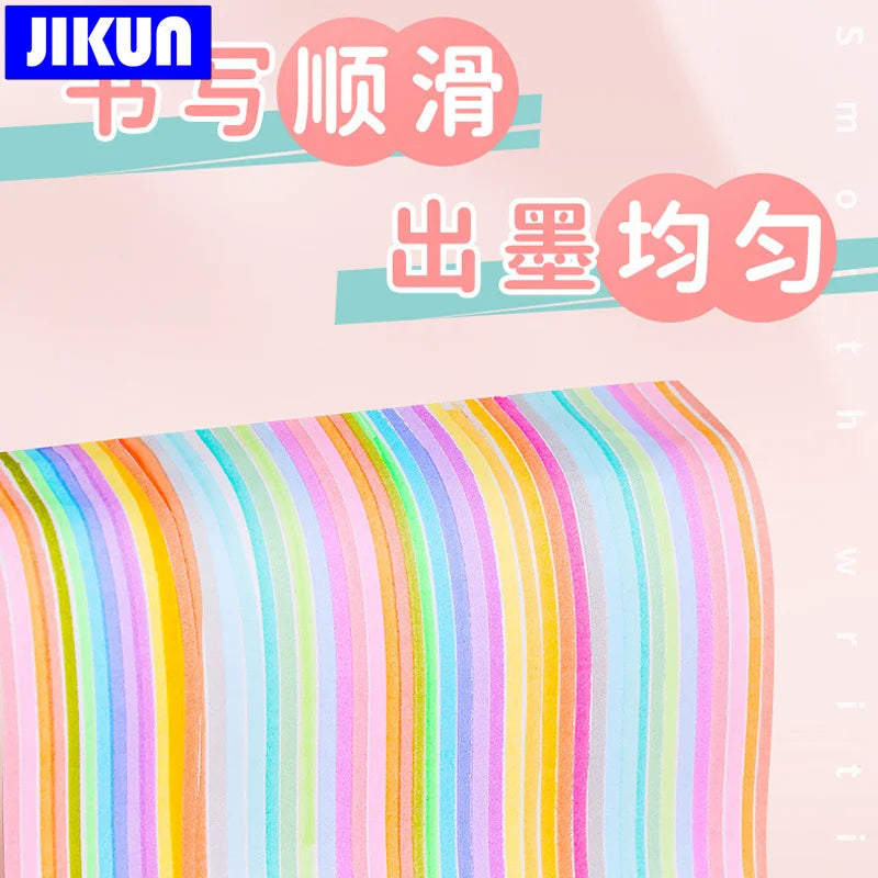 JIKUN 12pcs Highlighters Pen Pastel Colors Fluorescent Art