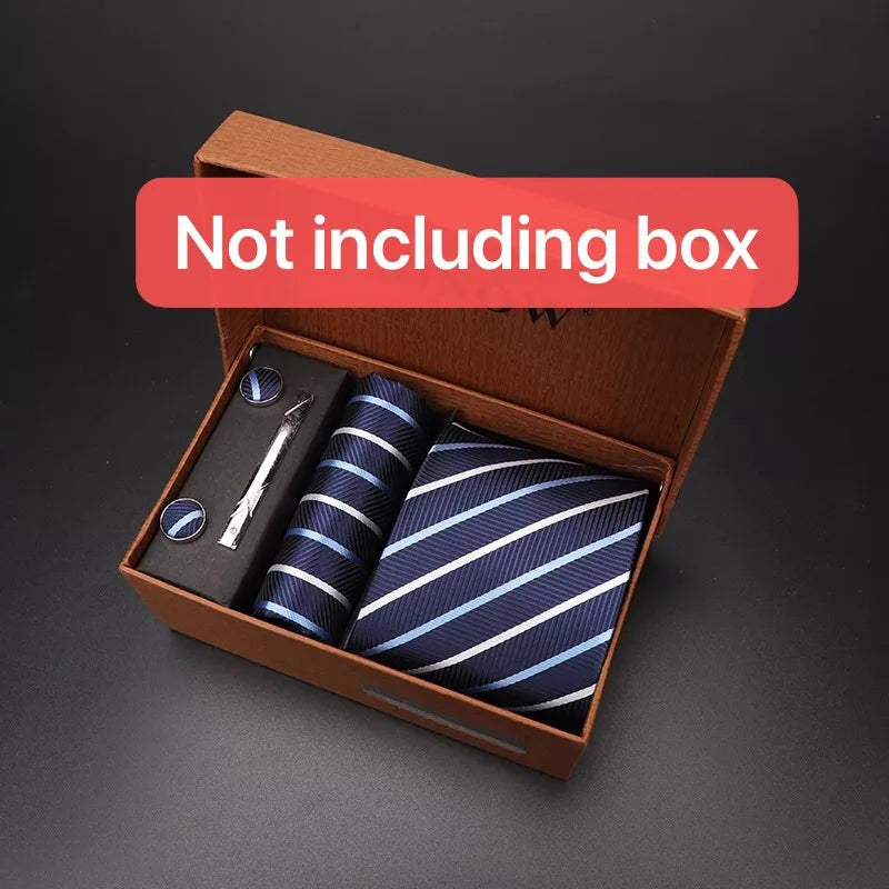 modern ties for men 2024 red Set Gift