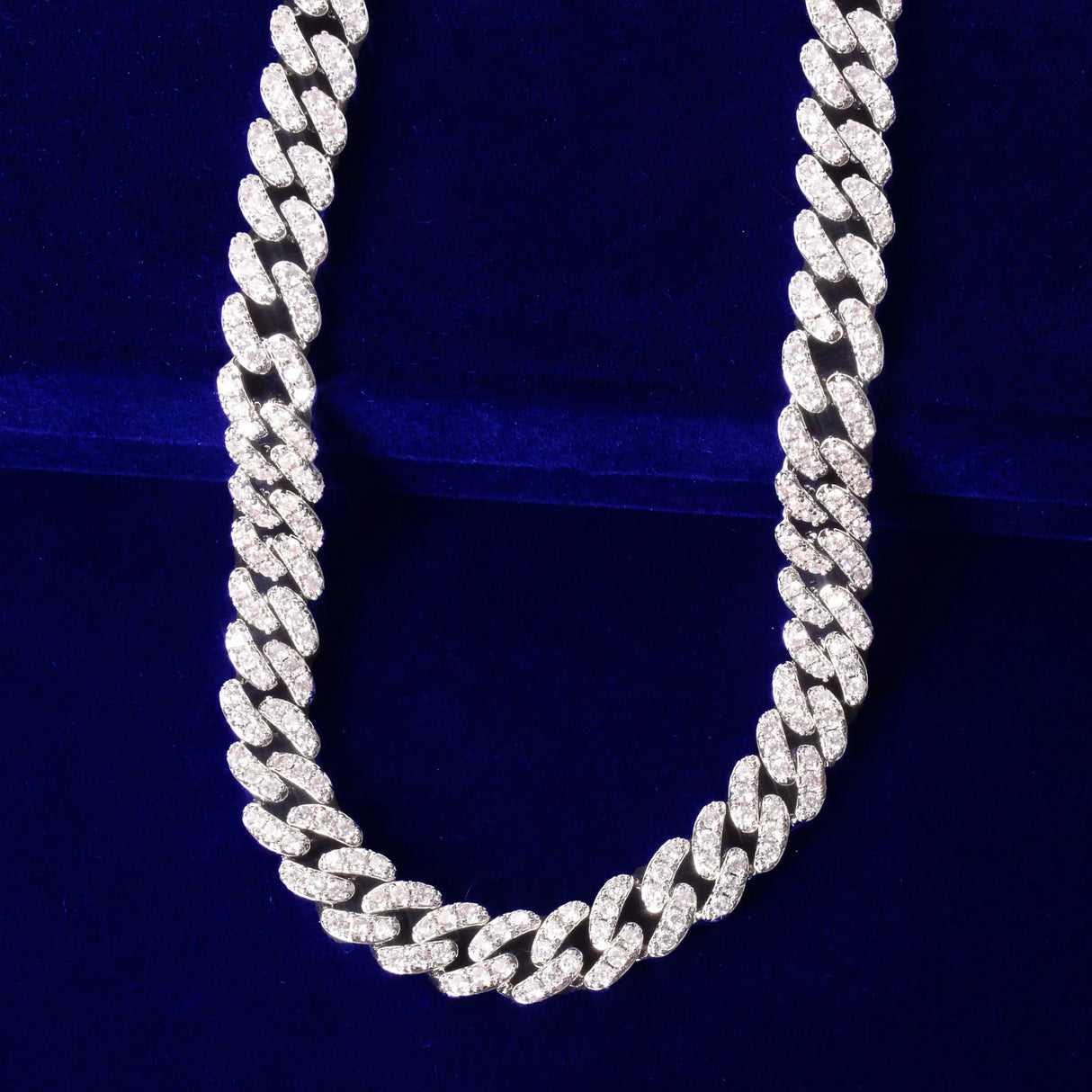Bubble Letter Miami Cuban Link Chain for Men