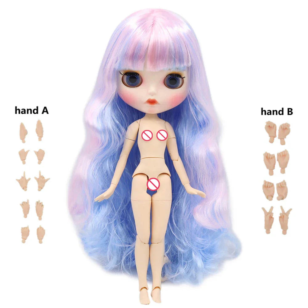 ICY DBS Blyth Doll 1/6 Joint Body DIY BJD toys Fashion Dolls girl gift Special Offer on sale with hand set A&B
