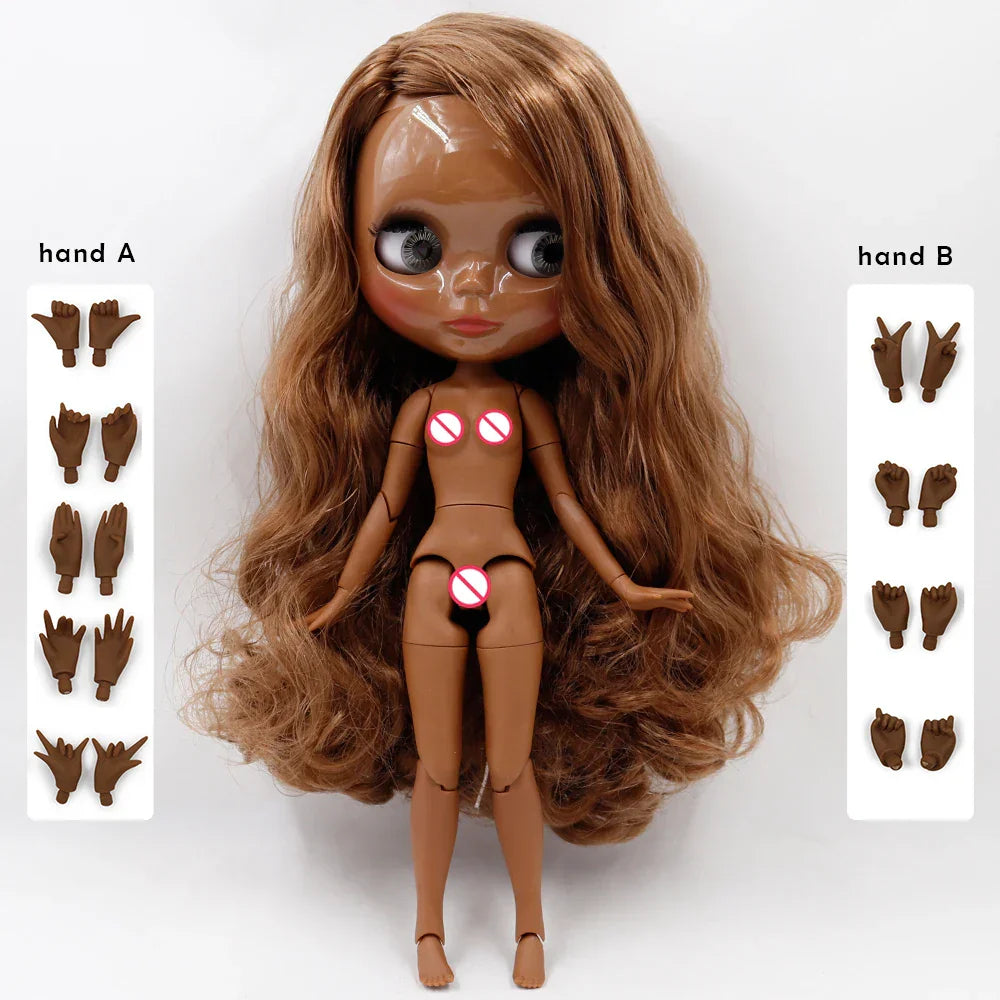 ICY DBS Blyth Doll 1/6 Joint Body DIY BJD toys Fashion Dolls girl gift Special Offer on sale with hand set A&B