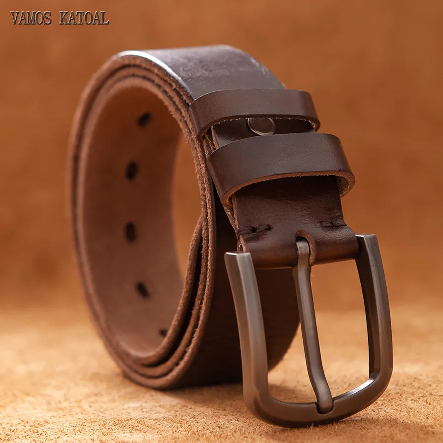 Top Cow genuine leather belts for men luxury