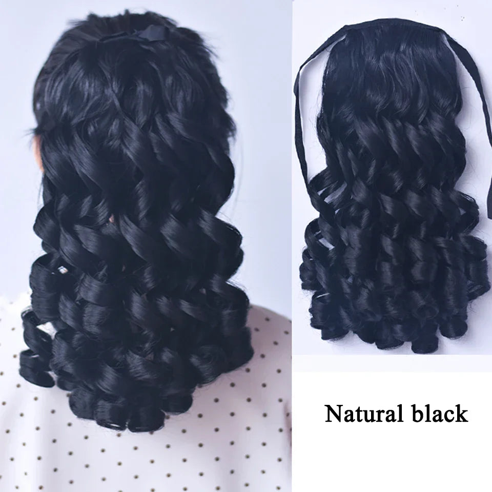 AS Synthetic Retro Ponytail with Comb Europen Princess