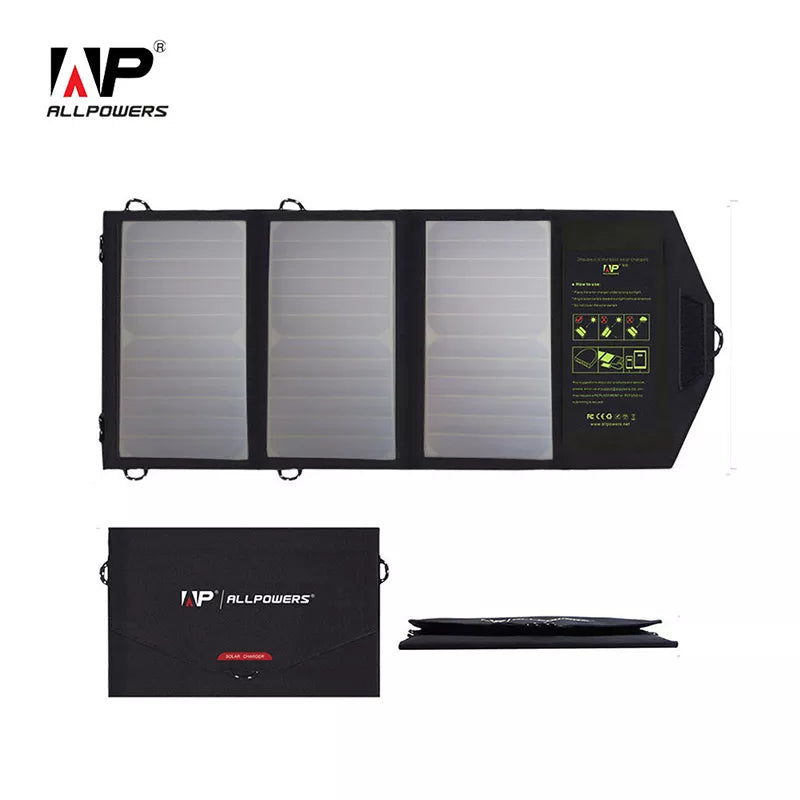 ALLPOWERS Solar panel 5V21W Portable Phone Charger Solar