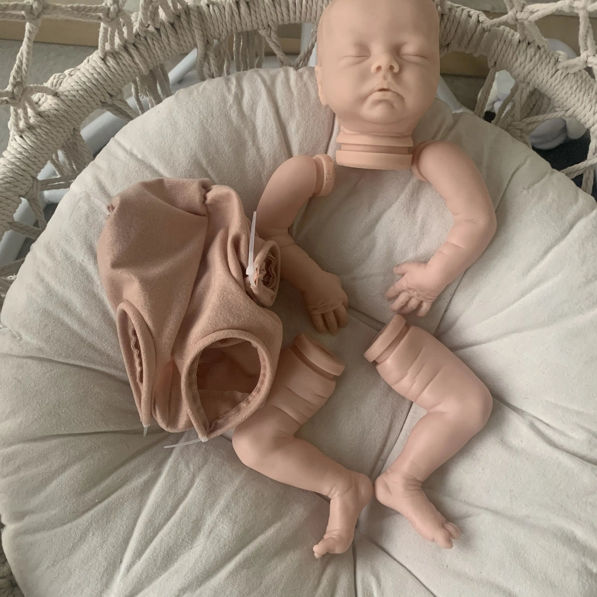 NPK 18inch Reborn Doll Kit Delilah Lifeike fresh