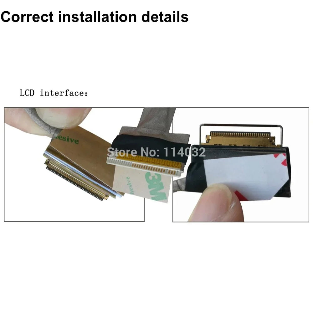LCD LVDS Video Cable for Dell 14 5481 BUCKY14 NT EDP Connectors CN-06N0F2 6N0F2 450.0FJ01.0001 30pin Component On Sale
