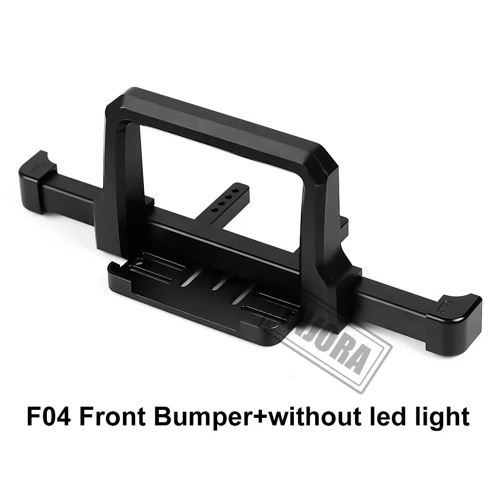 INJORA RC Car Classic Metal Front Rear Bumper