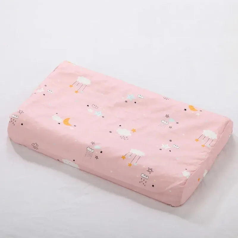 Special Pillowcase Latex Pillow Pure Cotton Children's Four