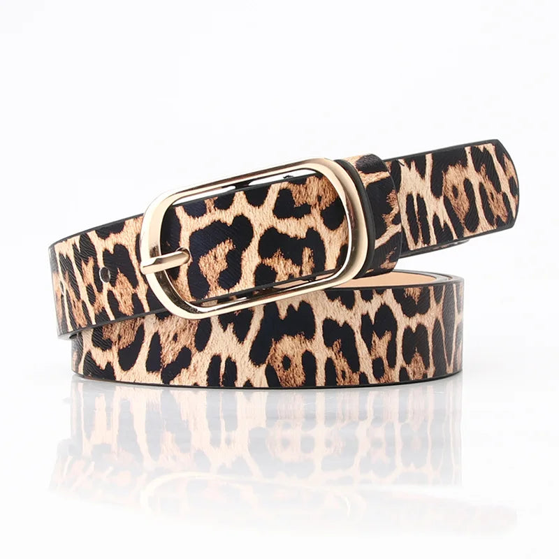 2021 Vintage Snake Leopard Print Belt for Women