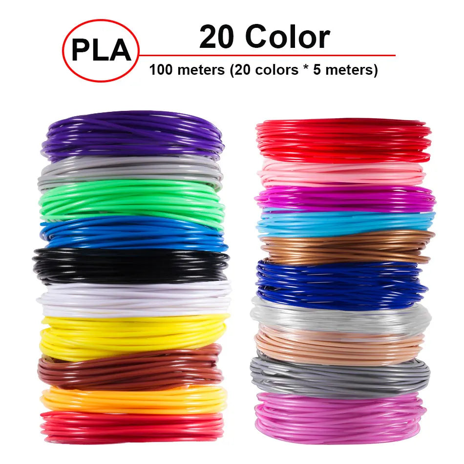 Plastic for 3d Pen 20 Colors 5 meter