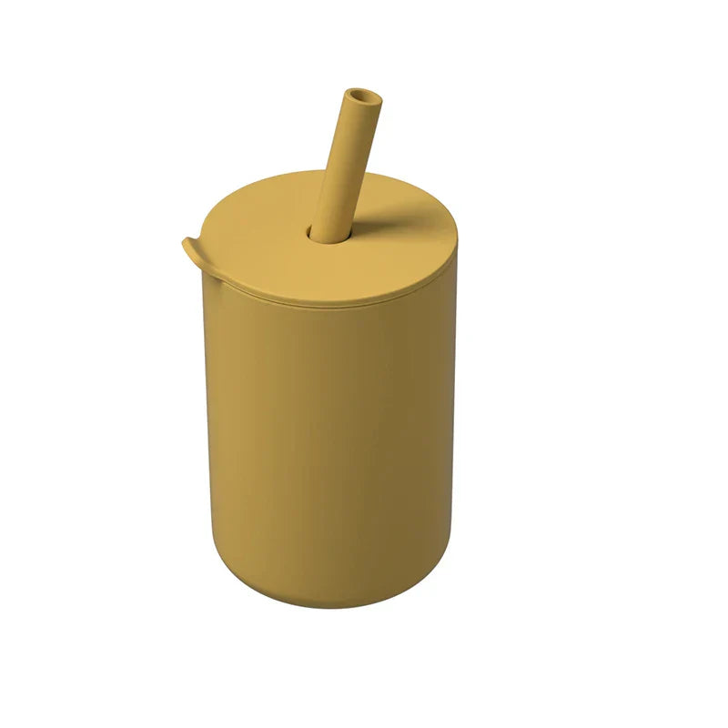 TYRY.HU Baby Feeding Straw Cup Baby Cartoon Learning