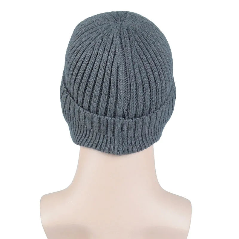 Winter Ears Protected Hats for Men Thicker Beanies