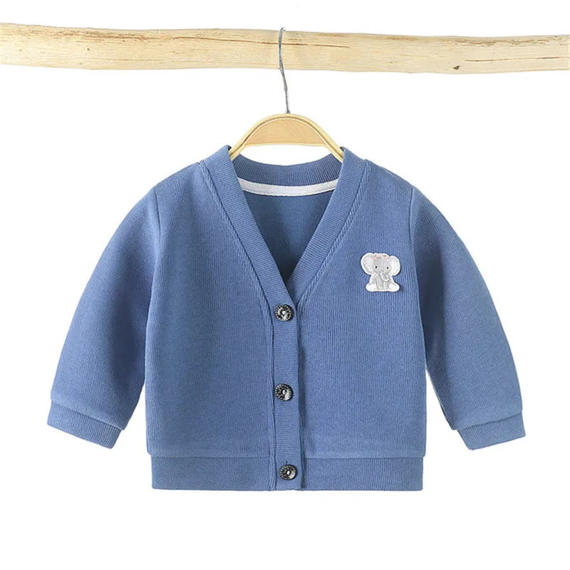 Winter/Autumn Baby Girls Boys Cardigan Sweater Tops Solid