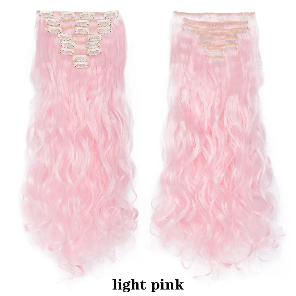 HAIRRO 24Inches 170g 36 Colors Long Straight Synthetic