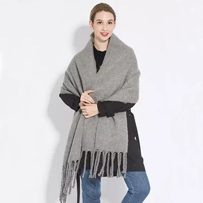 Free Shipping 2023 Winter Plaid Vintage Scarf Women