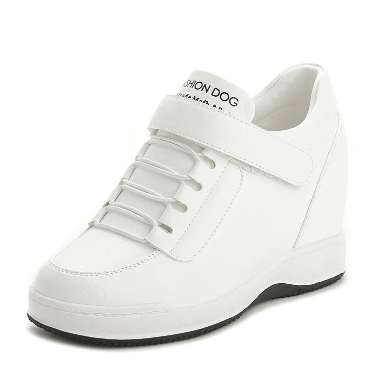 Women Denim Wedges High Top Sneakers Platform Shoes main image 0