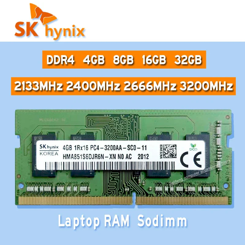 SK Hynix ddr4 4GB 8GB 16GB 32GB 2133MHz