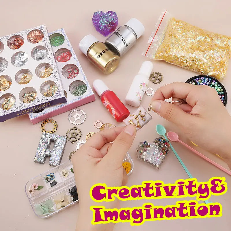 Epoxy Resin Accessories Kit With 3 Layers Box