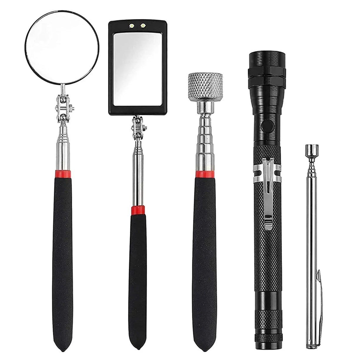 Portable Car Telescopic Detection Lens Inspection Mirror 360° Swivel Car Angle View Pen For Auto Inspection Hand Repair Tools