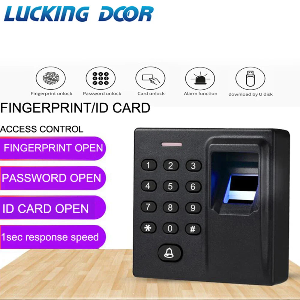 Mini Biometric Fingerprint Access Control Standalone Door Controller
