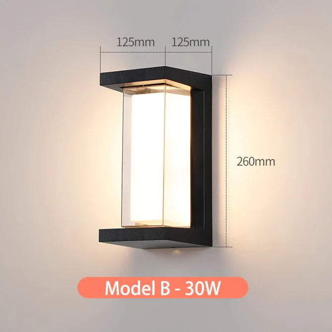 Led outdoor wall lamp led outdoor wall light