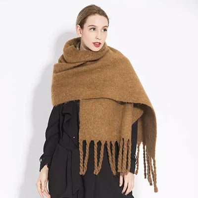 Free Shipping 2023 Winter Plaid Vintage Scarf Women