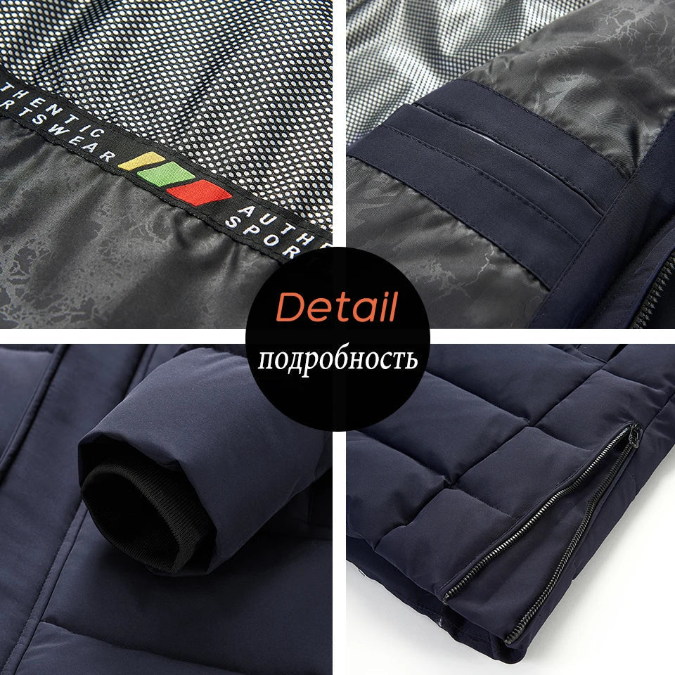 Men 2023 Winter New Plus Long Warm Thick