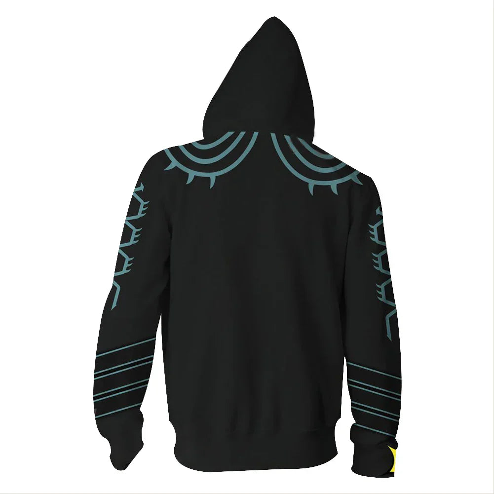 DMC 5 Vergil Cosplay Costume Hoodie Zip Up