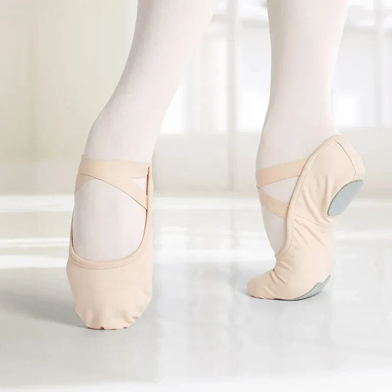 Professional Stretch Ballet Dance Shoes for Women Girls