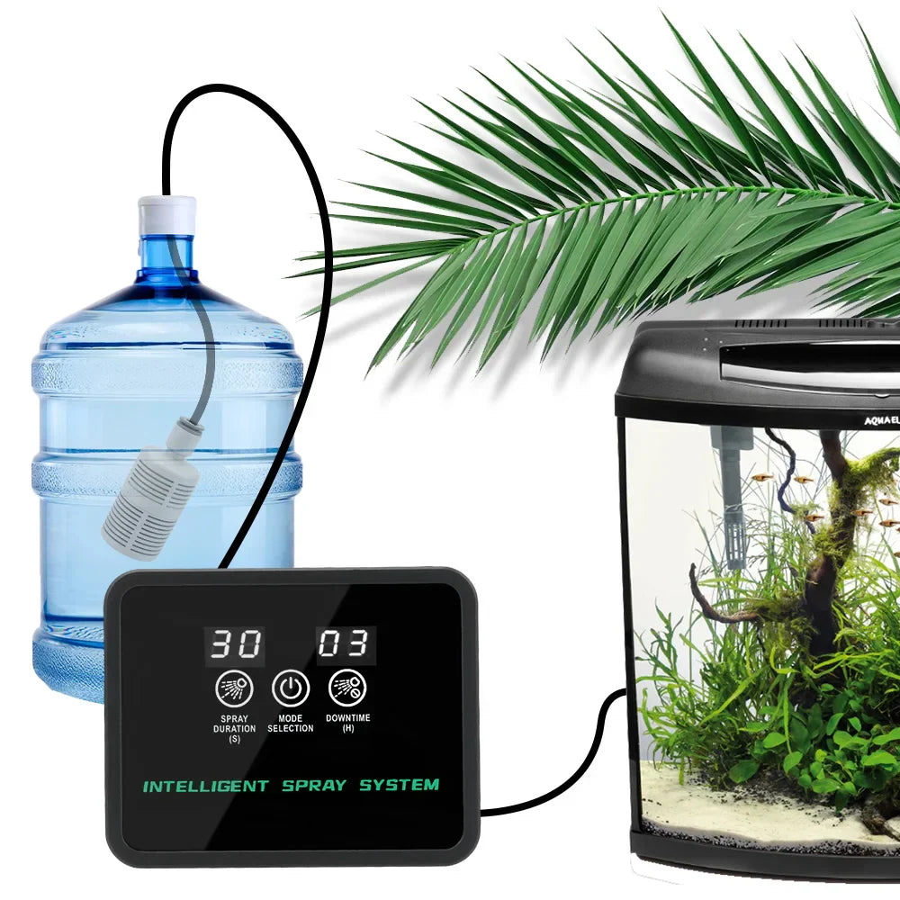 Intelligent Automatic Reptile Fogger Touch Screen Sprinkler Control