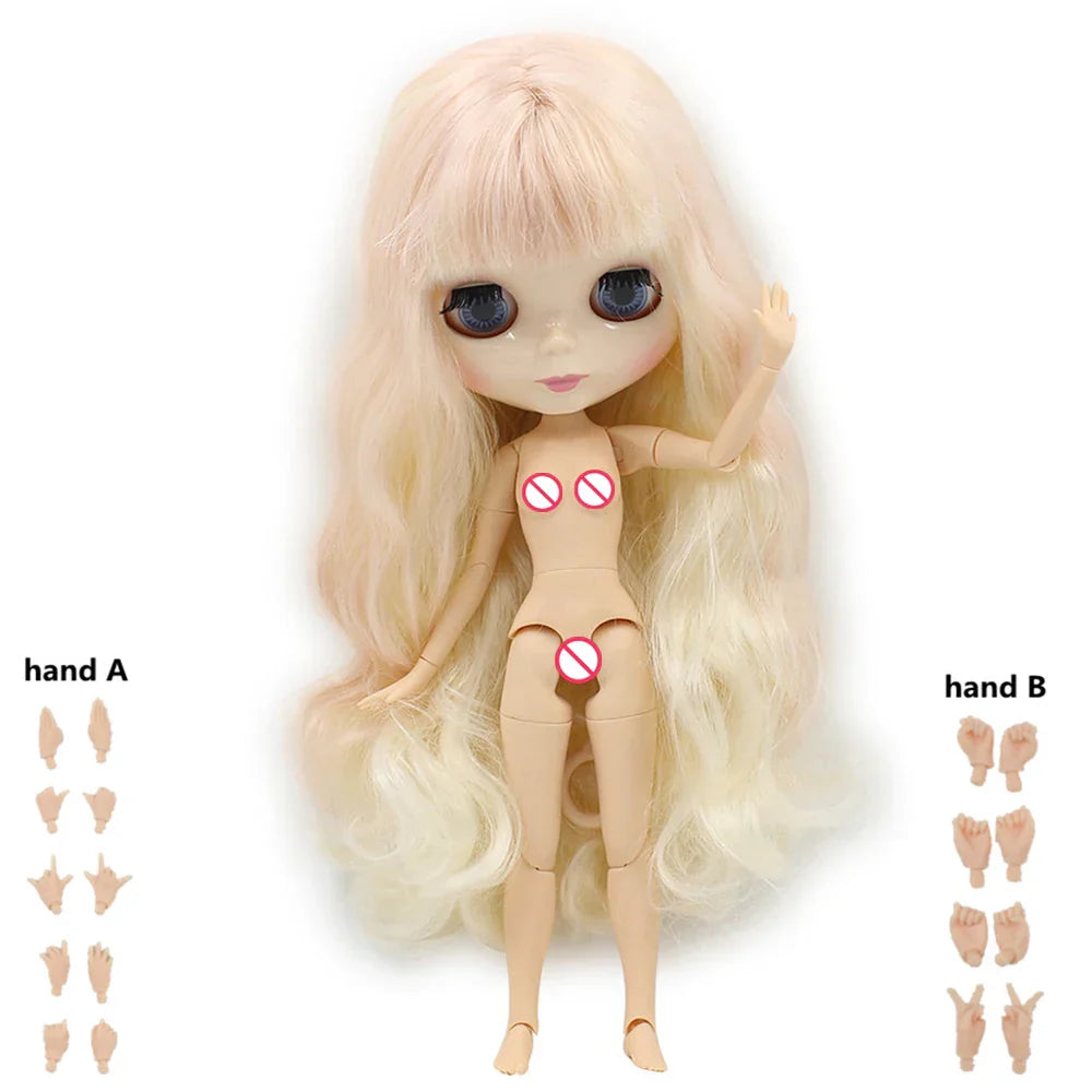 ICY DBS Blyth Doll 1/6 Joint Body DIY BJD toys Fashion Dolls girl gift Special Offer on sale with hand set A&B