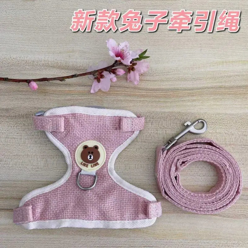 Rabbits Accessories Bunny Collar Animal Harness Cat Leash