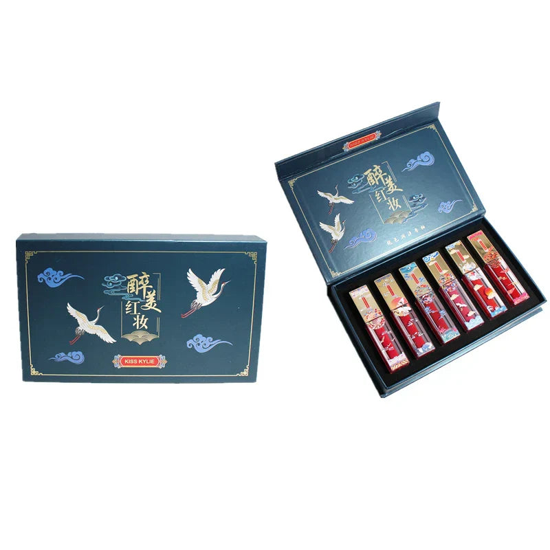 Women Matte Velvet Moisturizer Makeup Lipgloss Set Cosmetic