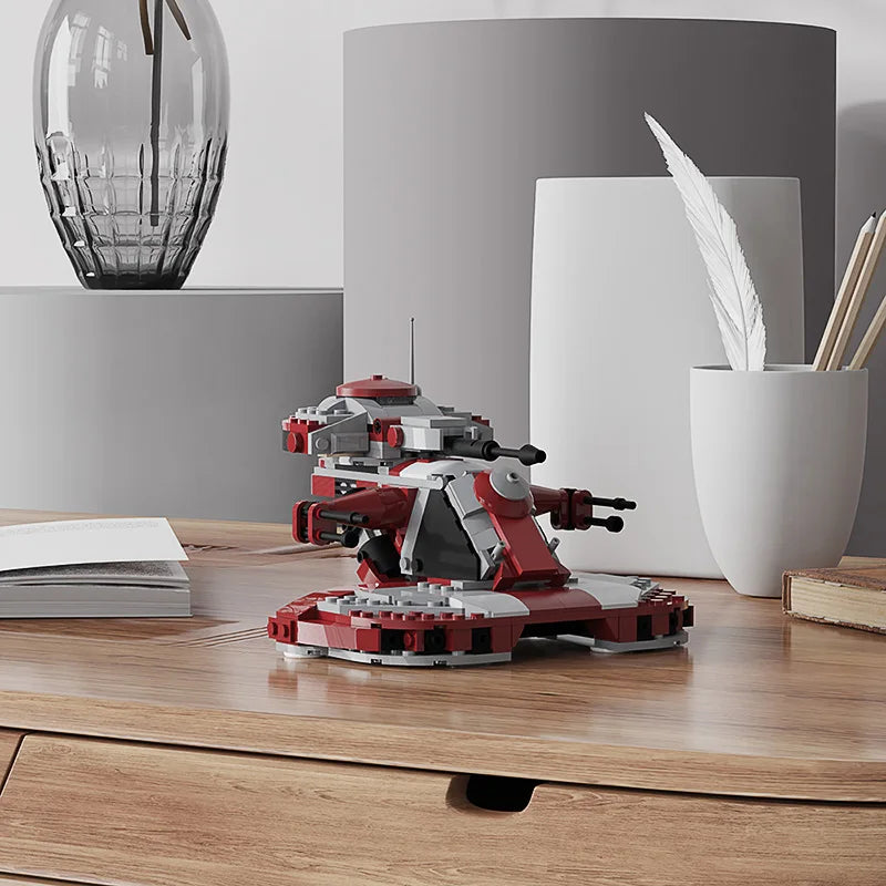 MOC Space Military Tank AAT Tank Building Block