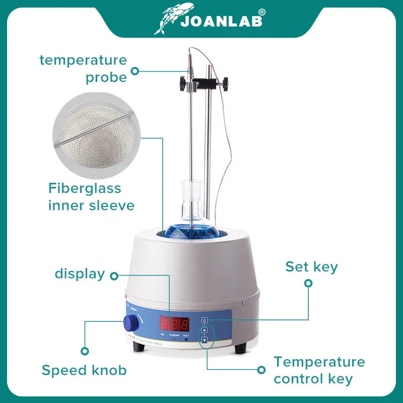 JOANLAB Official Store 1000ml Digital Electric Heating Mantle