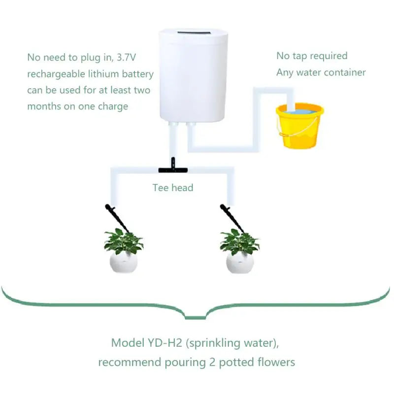 2/4/8 Head Garden Auto Watering Equipment Plant Drip