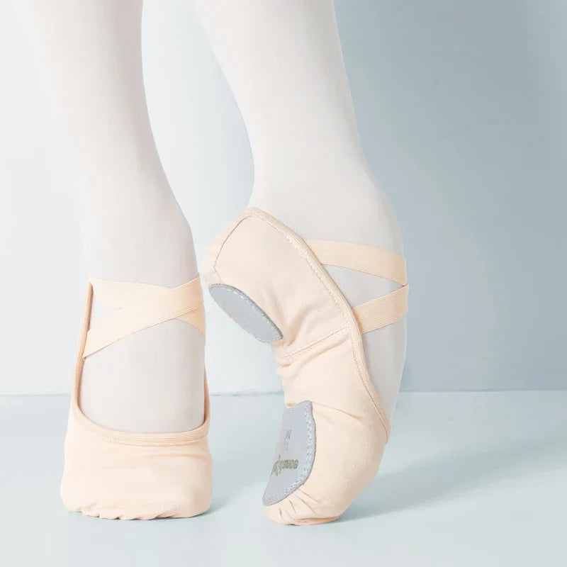 Professional Stretch Ballet Dance Shoes for Women Girls