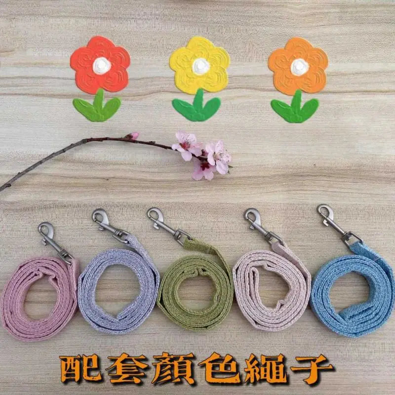 Rabbits Accessories Bunny Collar Animal Harness Cat Leash