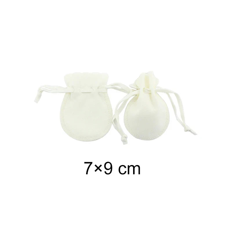 Wedding Bags with Candy Bag Can Custom Logo 50pcs/lot 7×9cm 9×12cm Jewelry Packaging Macarons Drawstring Good Velvet Gift Bags