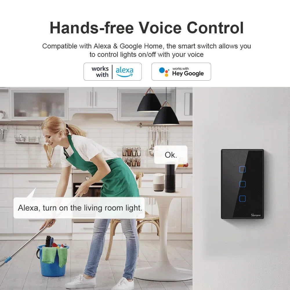 SONOFF TX US Wall Smart Switch 433Mhz RF