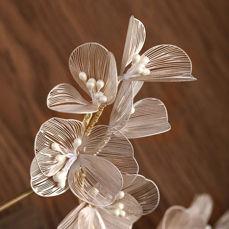 Flower Wedding Hair Accessories Hairband Bride Tiaras For
