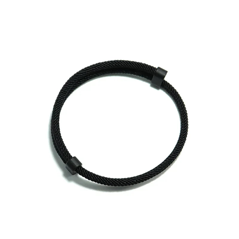 Adjustable Rope Bracelet Men Women Minimalist Friendship Braclet