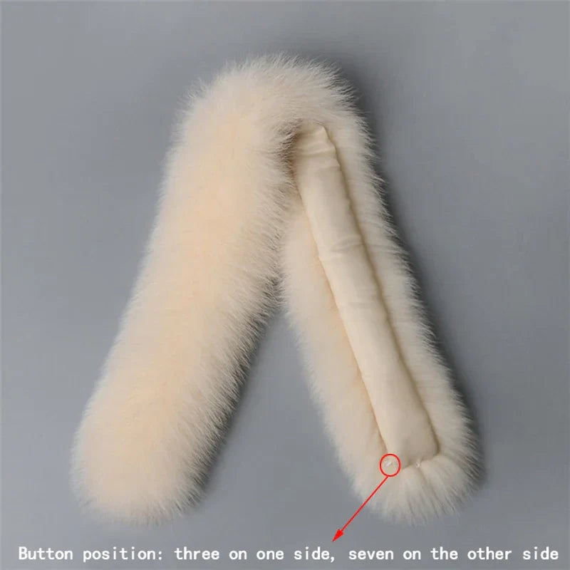 Natural Fur Tapes for Collar DIY Apparel Sewing