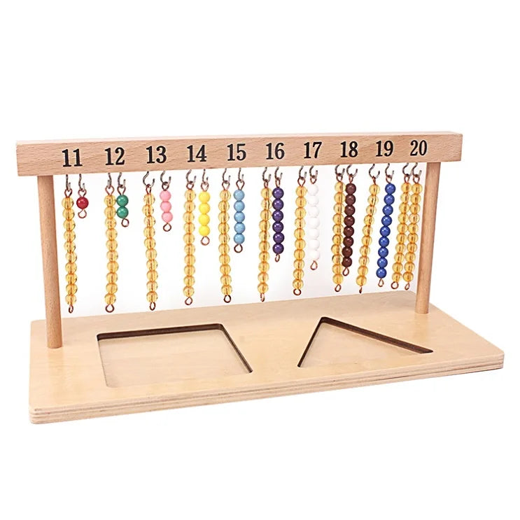 Montessori Teaching Math Toys Digitals Numbers 1-20 Hanger