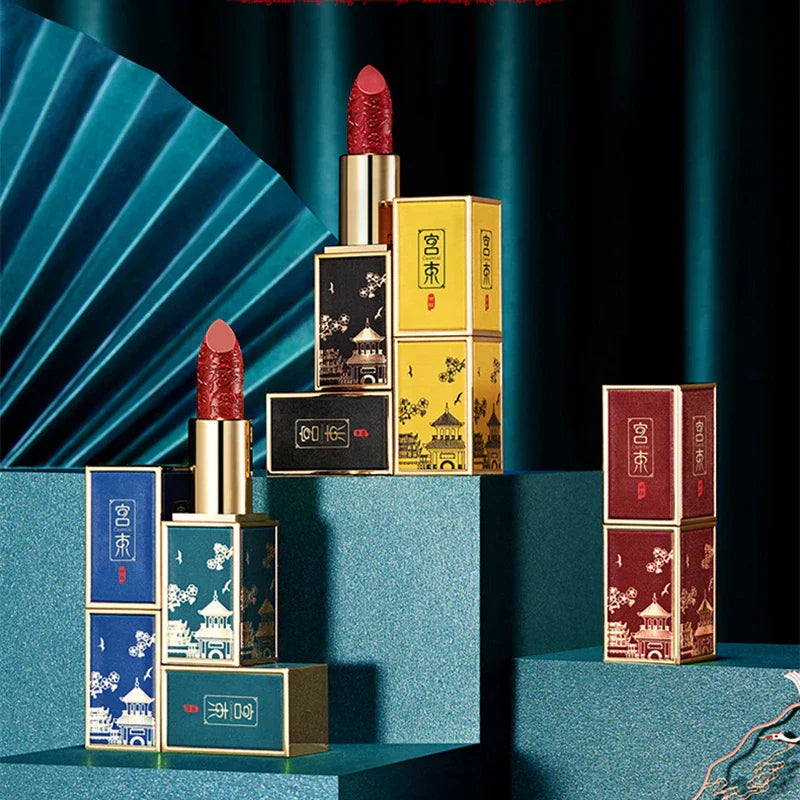 New China's Style Silky Matte Lipstick Makeup Set