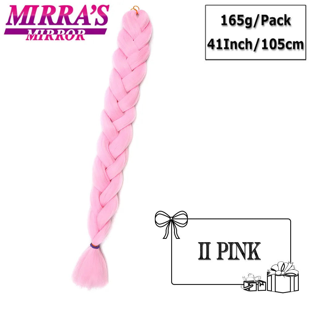 82" Jumbo Box Braids Synthetic Hair Extensions