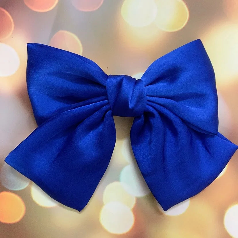 Fashion Ribbon Hairgrips Big Large Bow Hairpin For