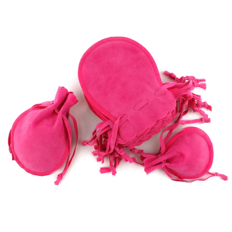 Wedding Bags with Candy Bag Can Custom Logo 50pcs/lot 7×9cm 9×12cm Jewelry Packaging Macarons Drawstring Good Velvet Gift Bags